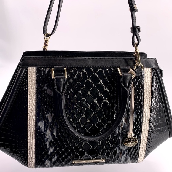 BRAHMIN BLACK CARLISLE ARDEN - Picture 13 of 15